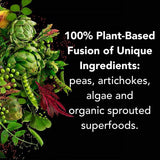 PlantFusion ingredientes naturales Red Velvet como monk fruit y lucuma visibles