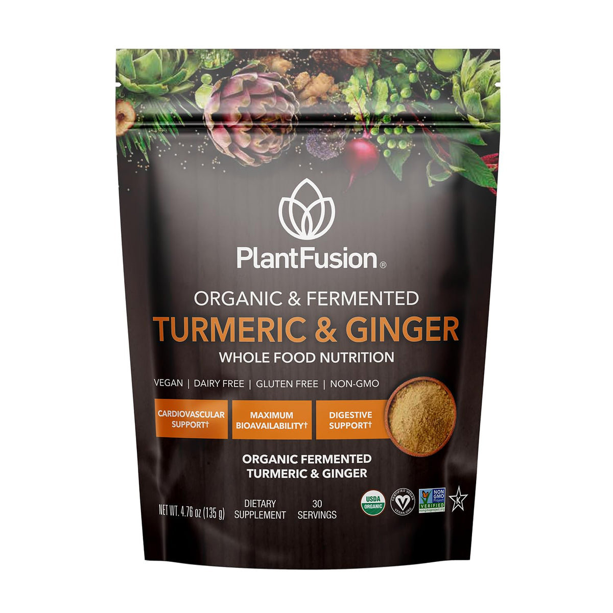 PlantFusion empaque SoTru frente mostrando marca y diseño, beneficio claridad informativa