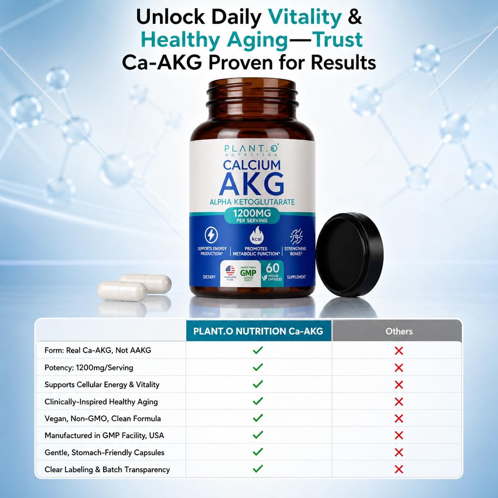 PLANT.O NUTRITION etiqueta nutricional ampliada mostrando 1200 mg por porción