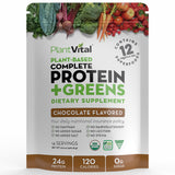 PlantVital frente del envase mostrando la marca y beneficio proteico