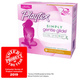Playtex aplicador de forma cómoda para inserción precisa y segura