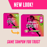 Playtex tampón sport detalle del aplicador con punta cónica para inserción cómoda