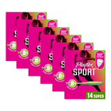 Playtex tampón sport vista frontal del empaque muestra confianza y protección
