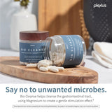 Plexus Bio Cleanse etiqueta nutricional con detalles de ingredientes clave