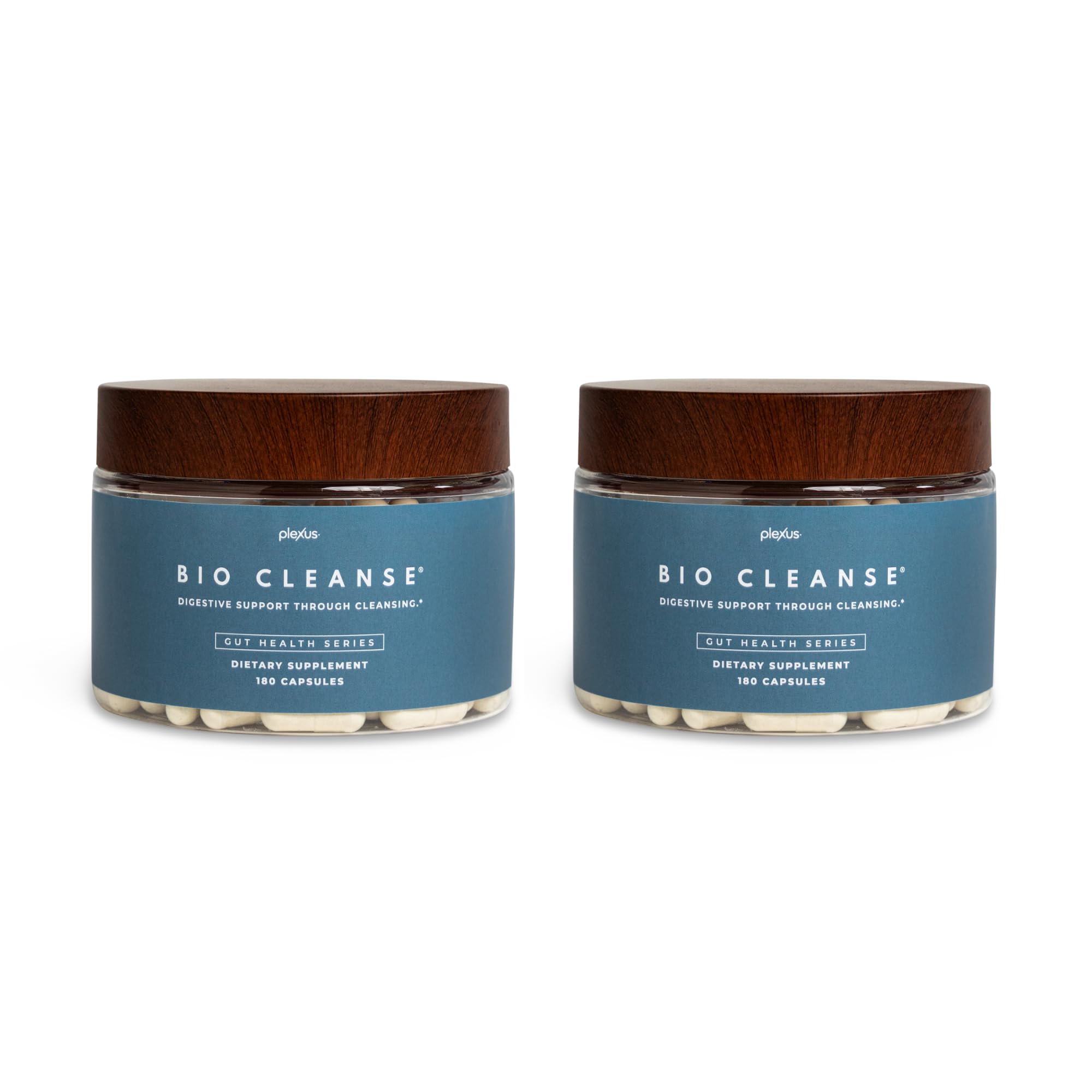 Plexus Bio Cleanse envase frontal mostrando el empaque y beneficios