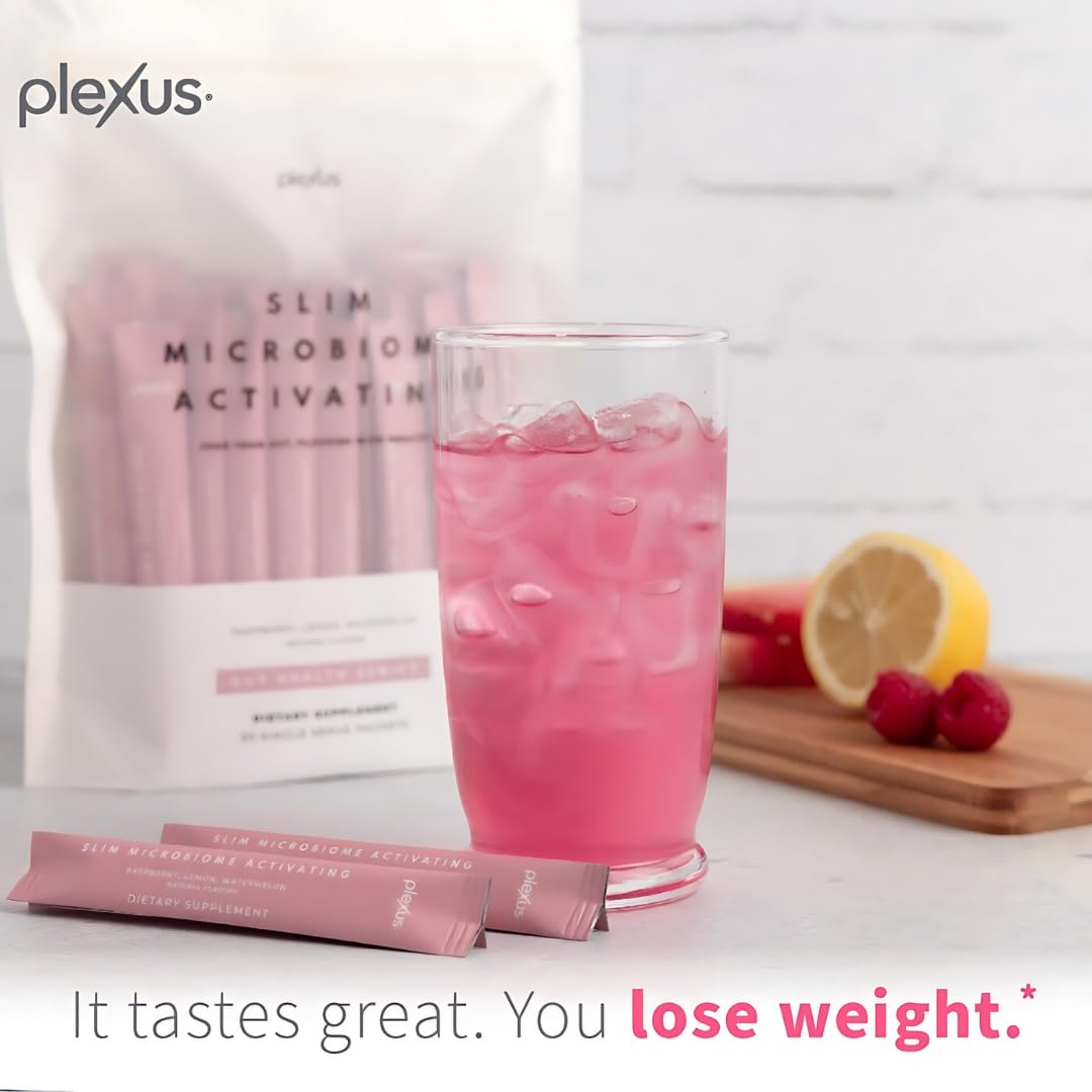 Plexus Slim cucharada de polvo listo para mezclar que facilita hidratación baja en calorías