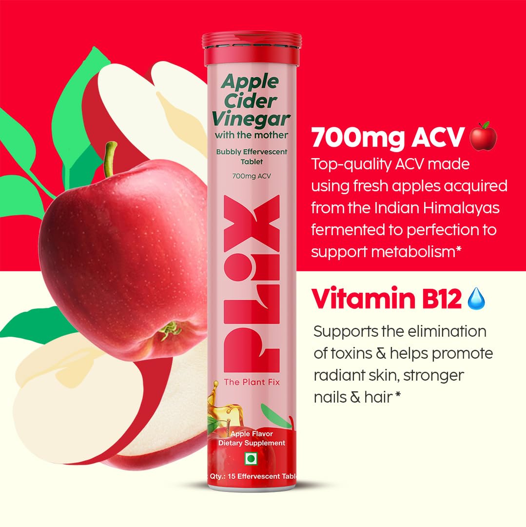 PLIX etiqueta con ingredientes clave como ACV 700 mg y extracto de granada, transparencia informativa