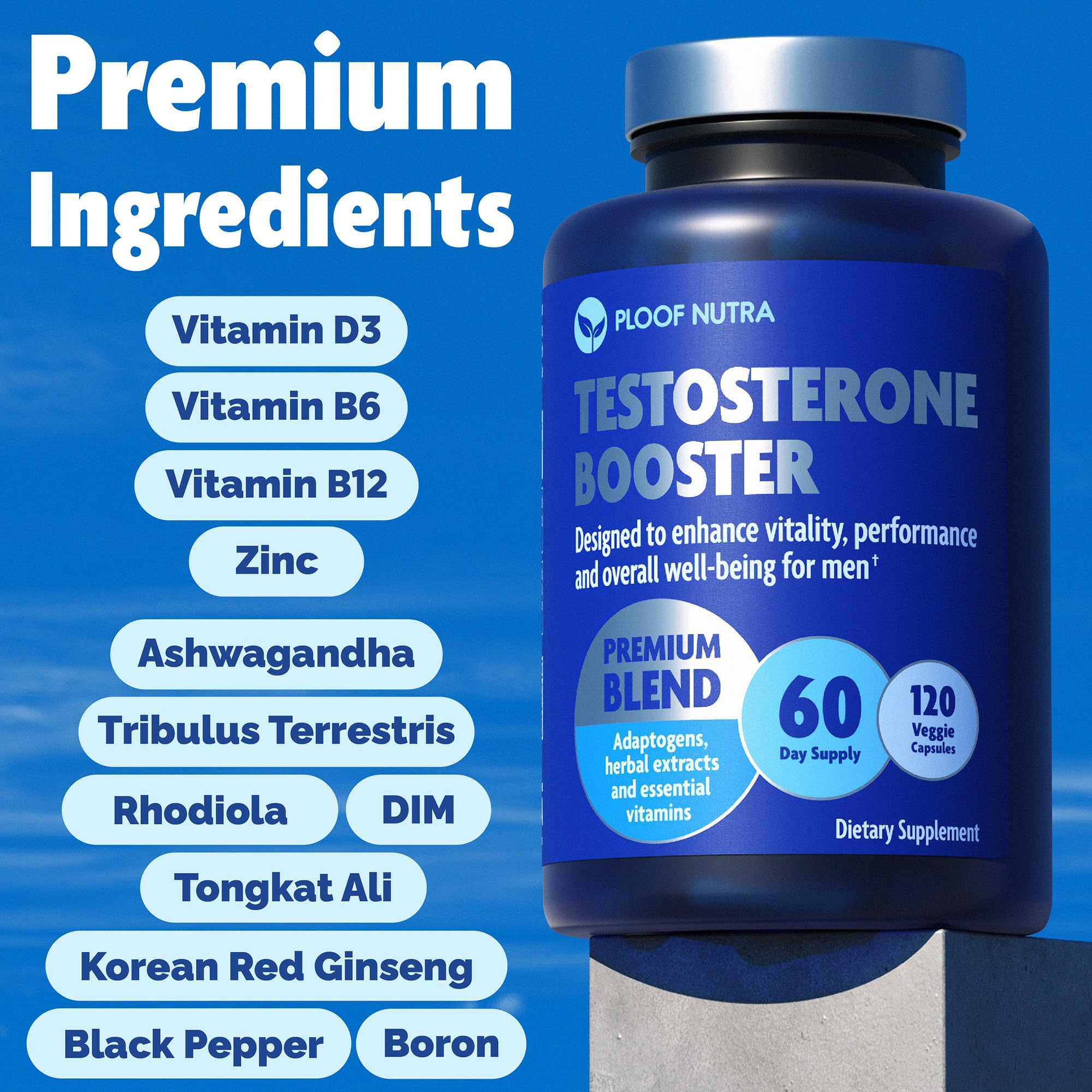 PLOOF Nutra etiqueta ingredientes lista de adaptógenos y vitaminas