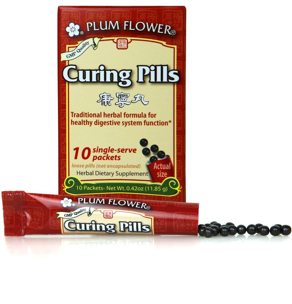 Plum Flower vista frontal del pack de 10 stick packs, práctico para viajes
