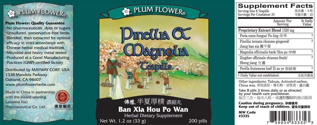 Plum Flower pastillas en mano para comparación de escala, conveniente para uso diario
