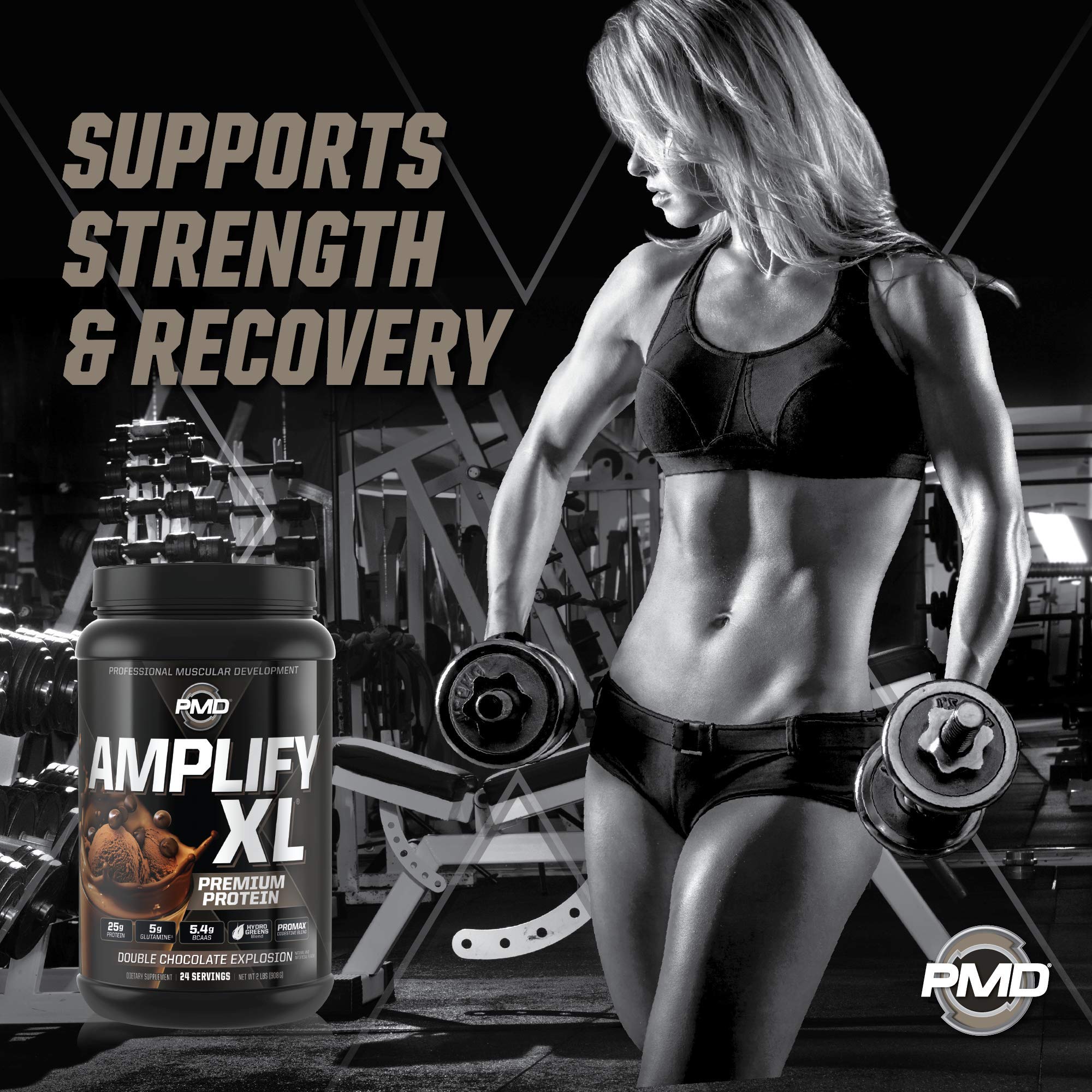 PMD batido Amplify XL en termo para llevar tras el entrenamiento