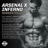 PMD Arsenal X Inferno escenario de estilo de vida activo inspirado en rendimiento