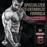 PMD Arsenal X Inferno etiqueta nutricional legible para ver composición