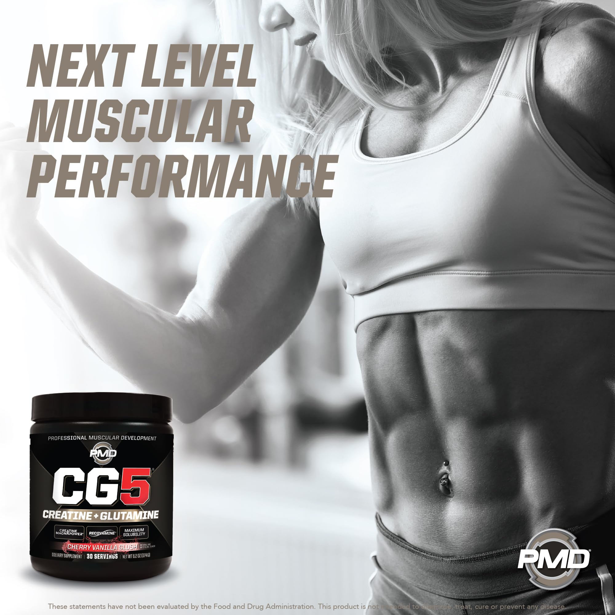 PMD atleta en gimnasio usando CG5 antes del entrenamiento
