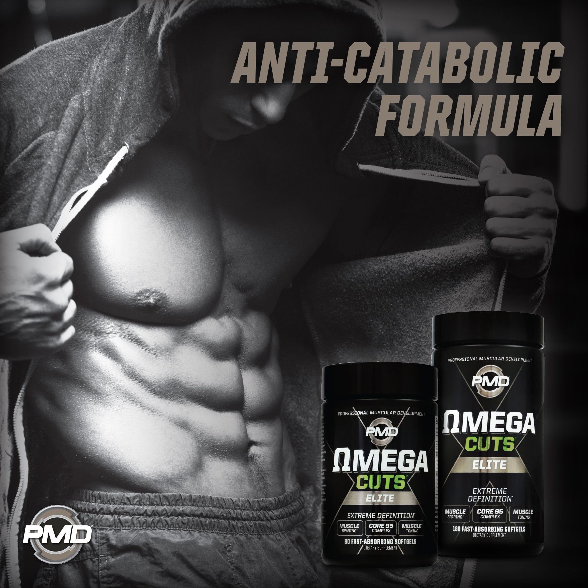 PMD Omega Cuts Elite en uso durante entrenamiento, apoyo energético