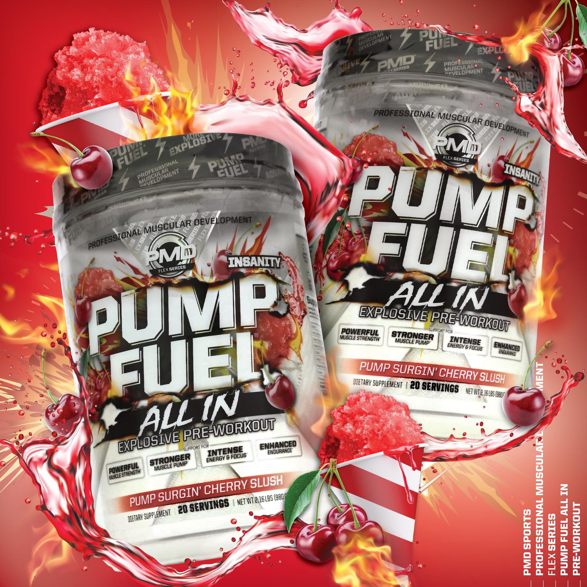 PMD deportista tomando Pump Fuel antes de entrenar para mejor enfoque