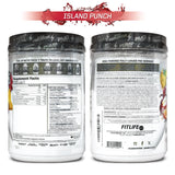 PMD producto en ambiente tropical lifestyle, sabor Island Punch agradable