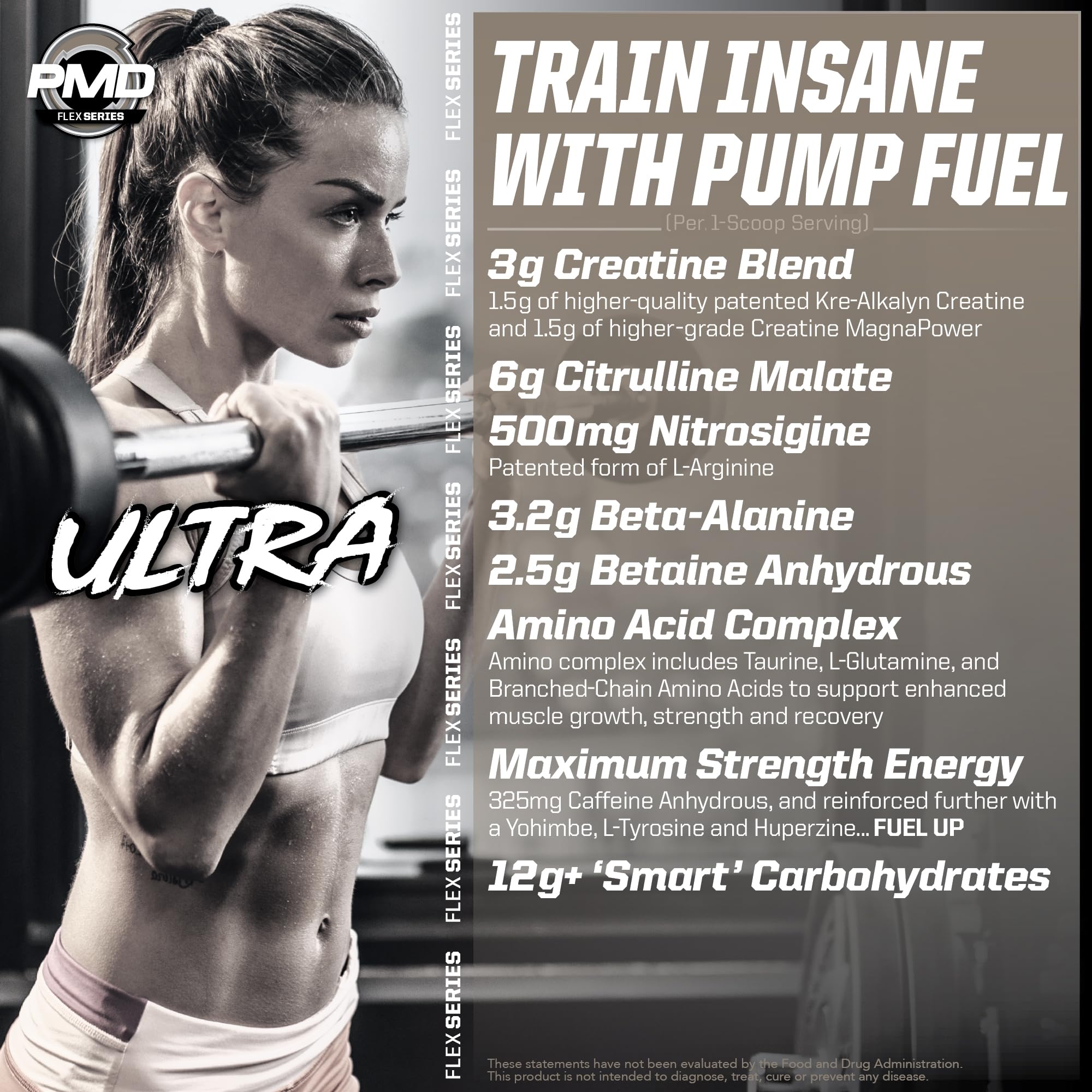 PMD vaso con servicio mezclado listo para entrenar y energizar