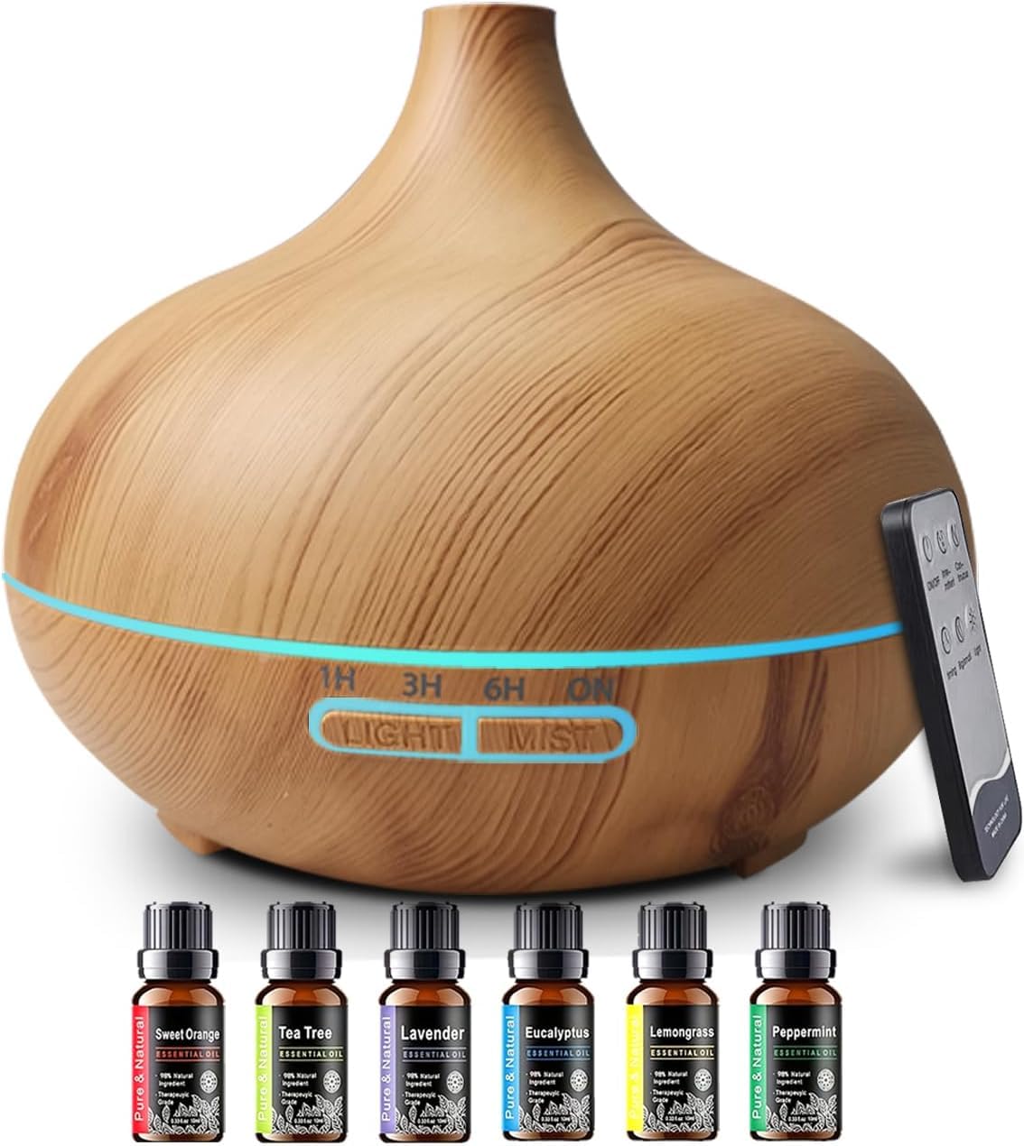 Pniaw difusor frontal mostrando diseño elegante y beneficio ambiente relajante