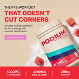 Podium Fuse 2025 en vaso preparado listo para entrenar con energía controlada