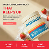 Podium Nutrition cucharada medidora con polvo para porción exacta