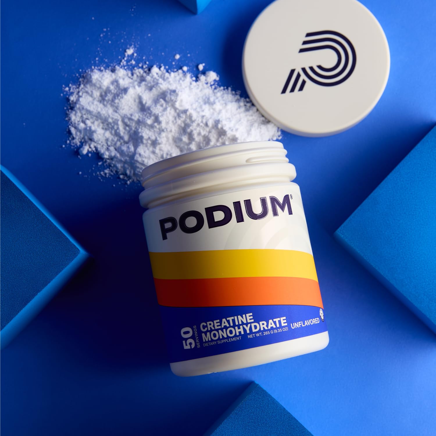 Podium Nutrition Solos disuelto en vaso facilita consumo antes o después del ejercicio