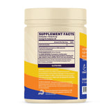 Podium Nutrition frasco junto a mano para comparar tamaño y cantidad del producto