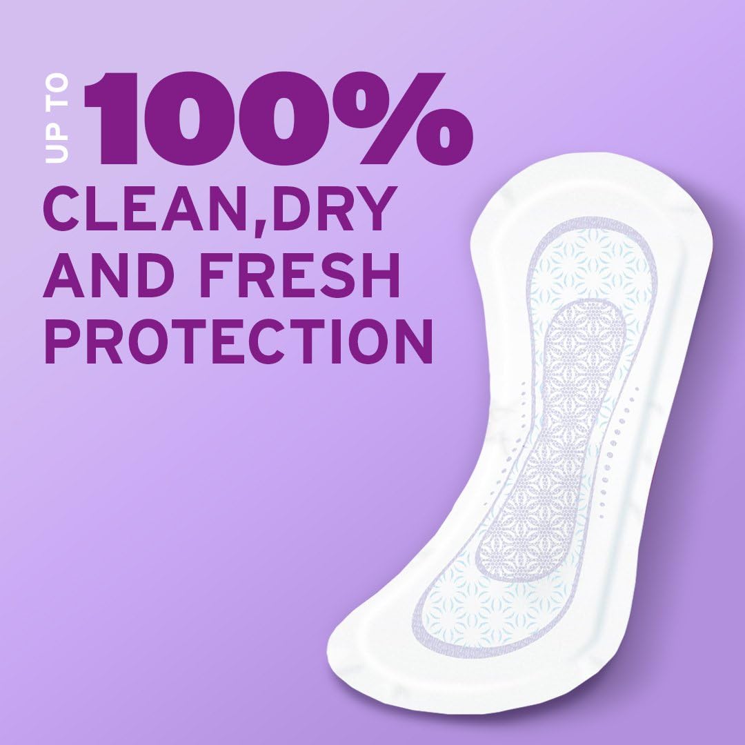 Poise protector dentro de un bolso, práctico para llevar fuera de casa