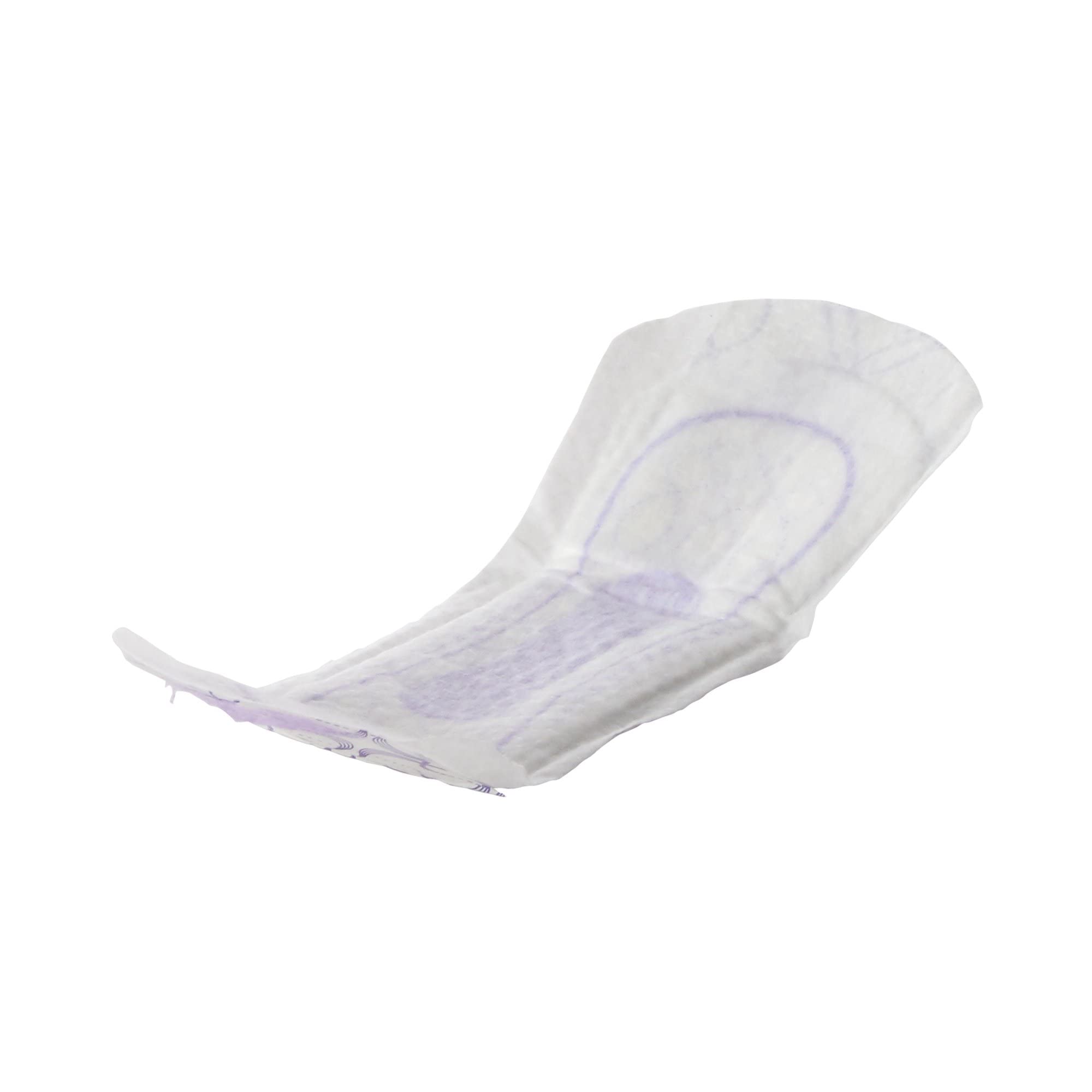 Poise protector colocado en ropa interior para día con ajuste seguro