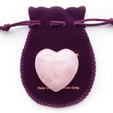 Polar Jade corazón frontal mostrando forma y color para meditación