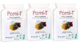 PomiT envase frontal mostrando cápsulas y beneficios de polifenoles