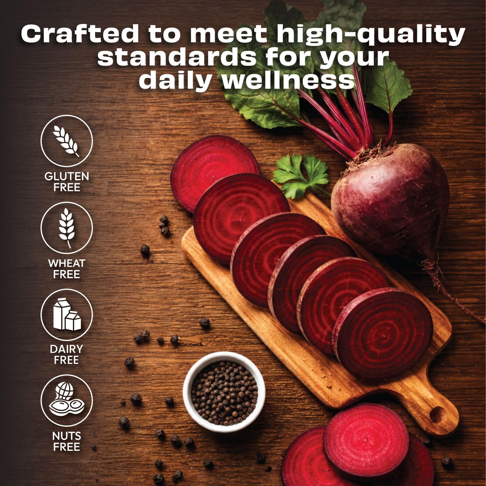 Pomona Wellness etiqueta con certificaciones USDA y sin OGM visibles
