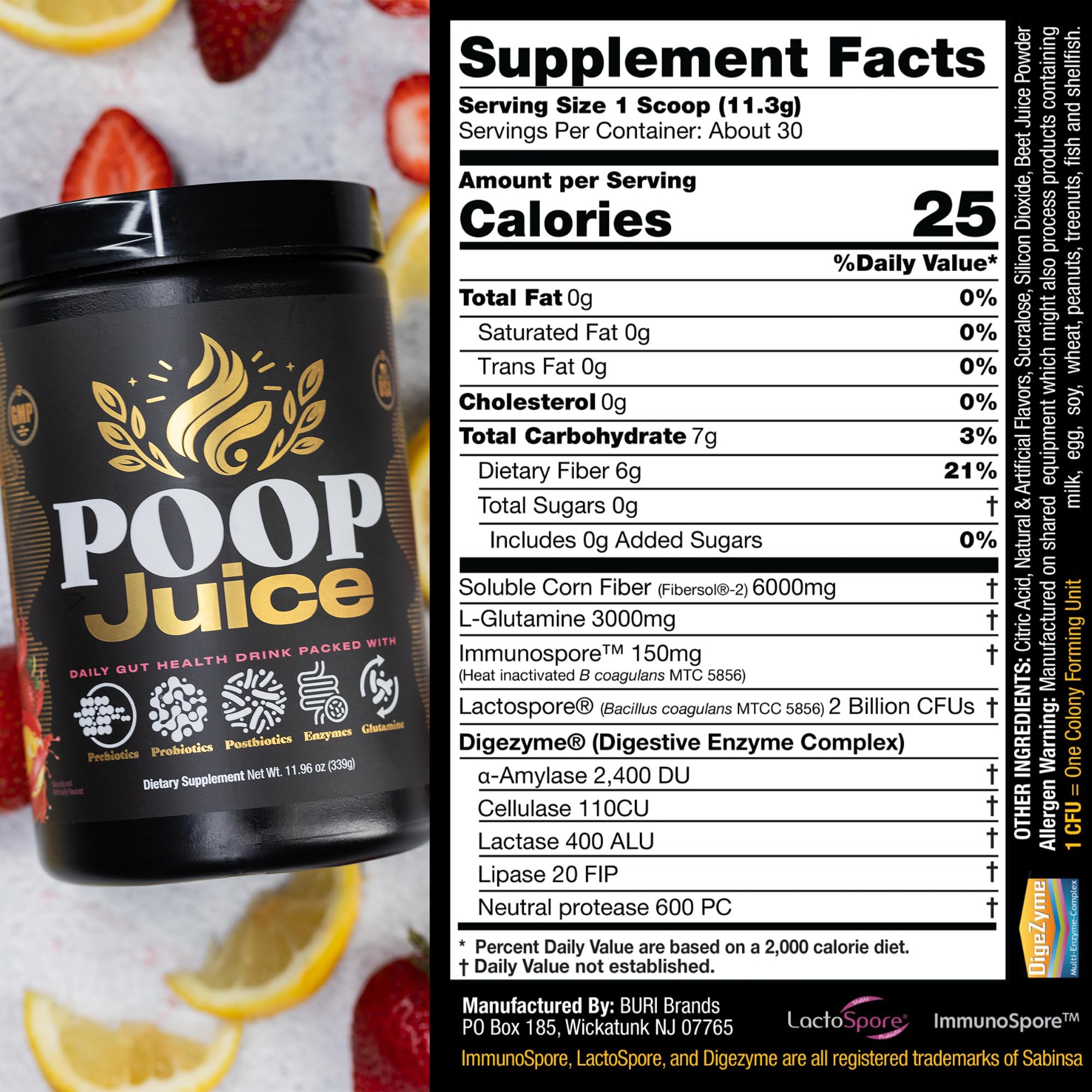 Escena de desayuno con Poop Juice integrándose en rutina saludable diaria
