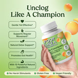 Poop Like a Champion polvo interno mostrando textura fina y natural