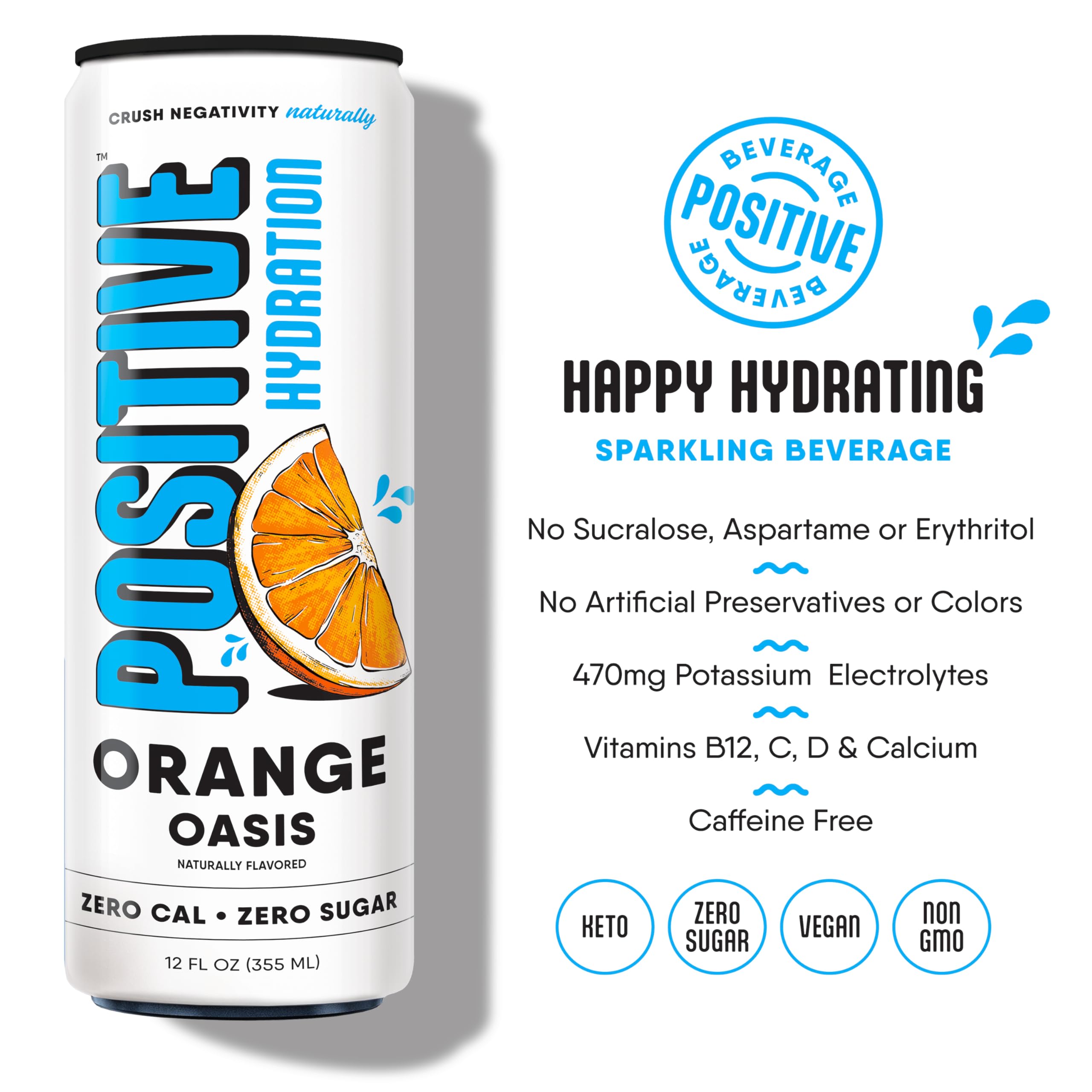 Positive Beverage primer plano de burbujas y gas para sensación refrescante