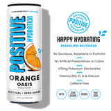 Positive Beverage primer plano de burbujas y gas para sensación refrescante