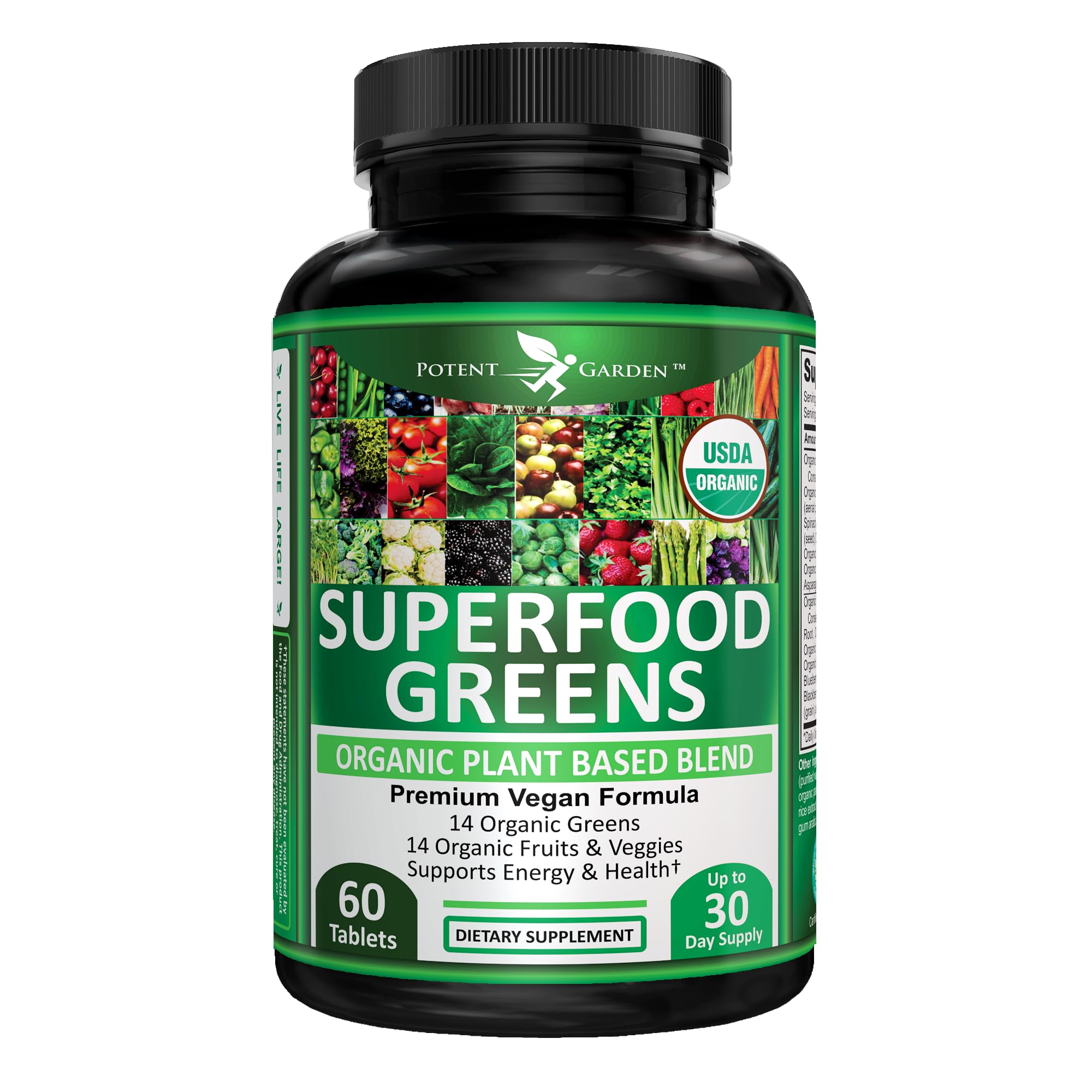 Potent Garden frasco frontal mostrando envase y conveniencia