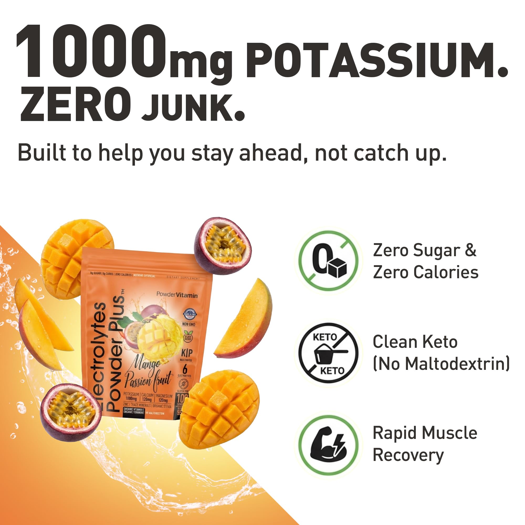 PowderVitamin bebiendo tras entrenamiento muestra recuperación e hidratación