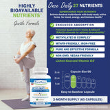 Power By Naturals etiqueta con ingredientes activos como Quatrefolic y metilcobalamina