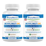 Power By Naturals envase frontal Methyl Multi One mostrando etiqueta y beneficios
