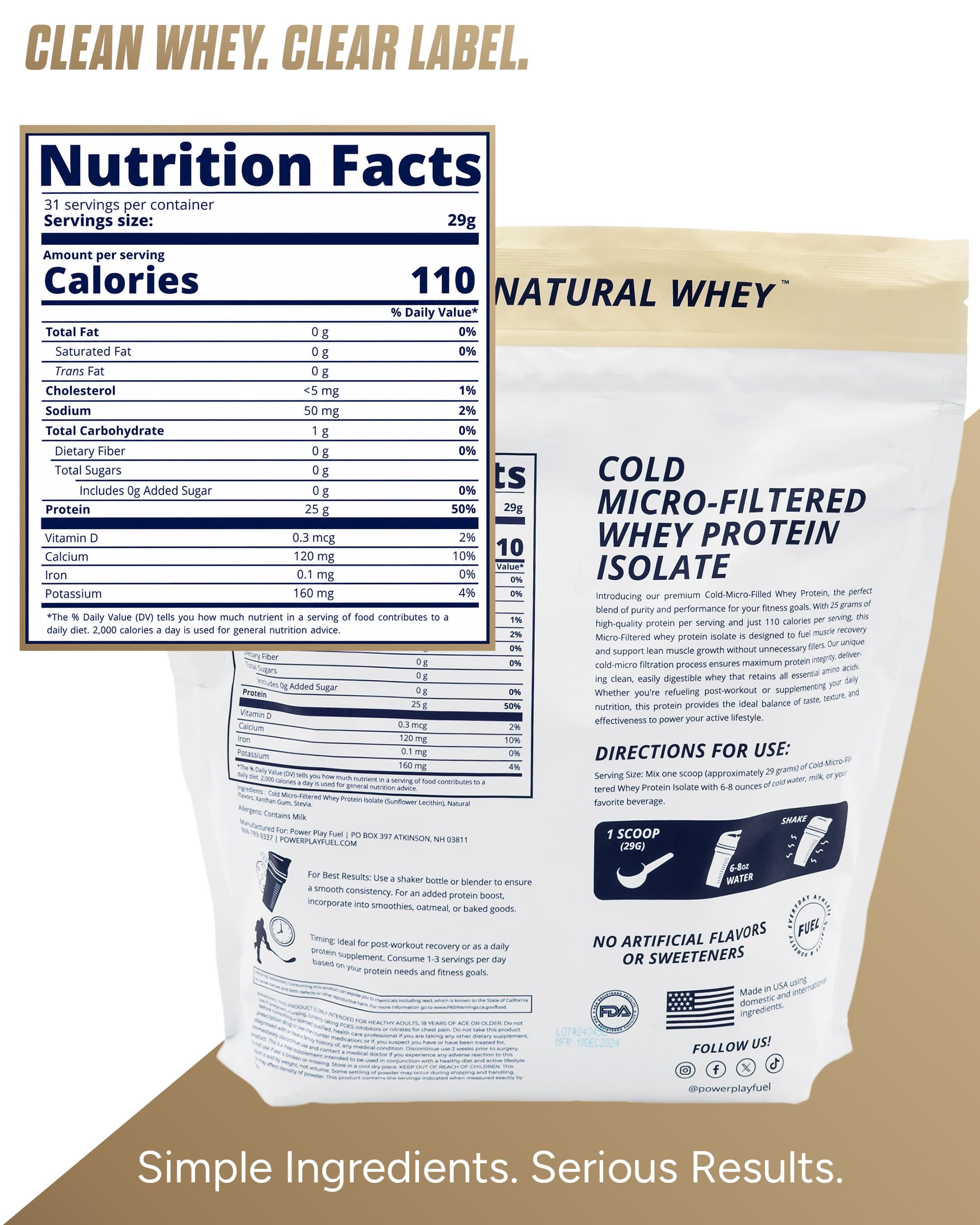 POWER PLAY FUEL etiqueta certificada Informed-Sport y sellos de calidad