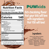POWkids escena de cocina con merienda familiar saludable