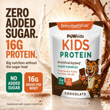 POWkids textura del polvo con cacao orgánico y aspecto fino
