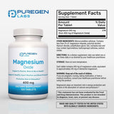 P Puregen Labs cápsula en primer plano destaca formato fácil de tragar y pureza