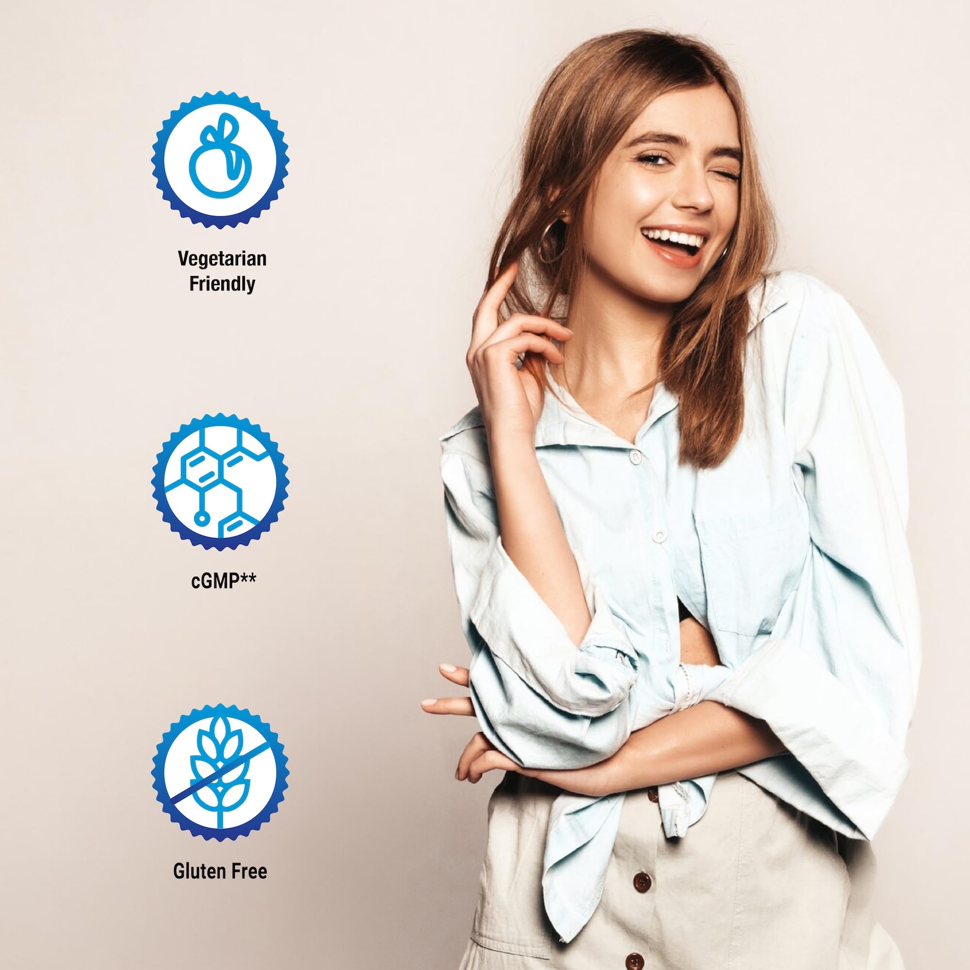 P Puregen Labs tres frascos en mesa ilustran 360 cápsulas y ahorro por pack