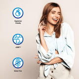 P Puregen Labs tres frascos en mesa ilustran 360 cápsulas y ahorro por pack