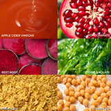 Prebiolume etiqueta con lista de ingredientes y vitaminas para transparencia y seguridad informativa