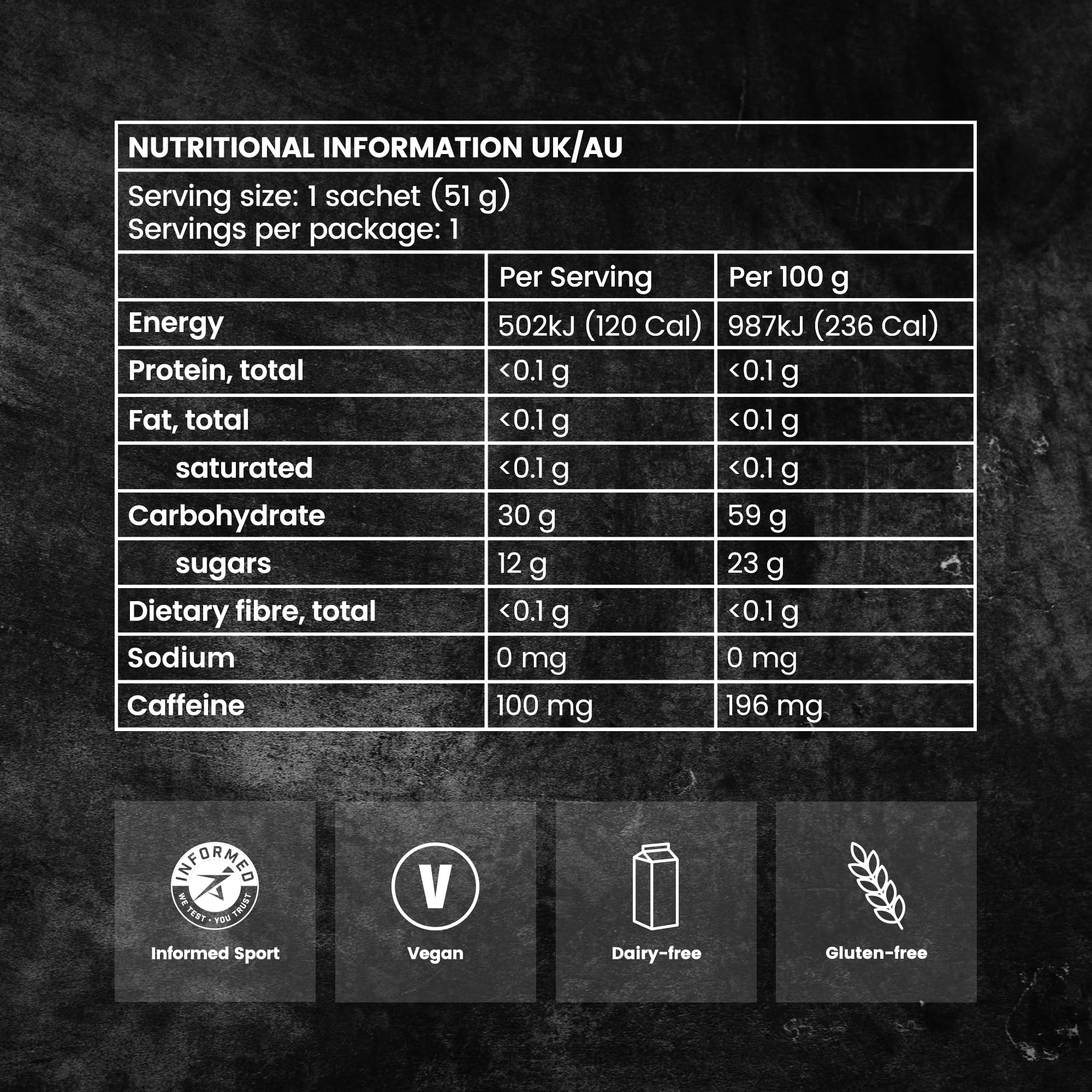 Precision Hydration gel junto a un teléfono para comparar tamaño y transporte fácil