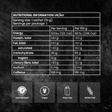 Precision Hydration gel junto a un teléfono para comparar tamaño y transporte fácil