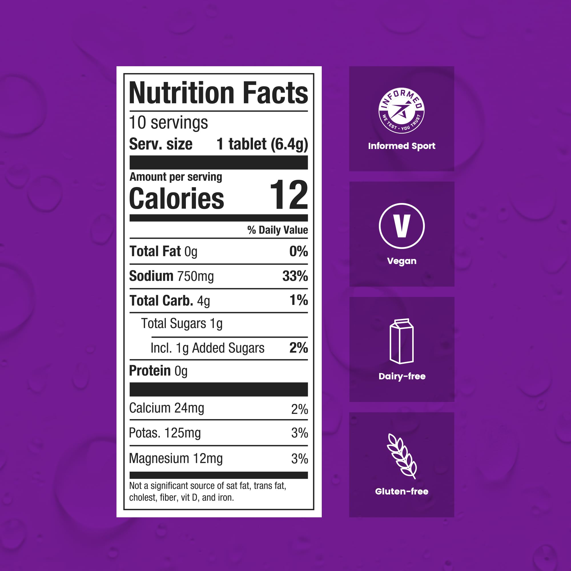 Comparación de tamaño: tableta Precision Hydration en mano para referencia práctica